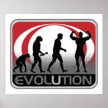 Evolution BodyBuilder Posters