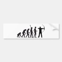 evolution bow and arrow autosticker