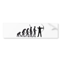 evolution bow and arrow autosticker