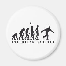 evolution bowling kühlschrankmagnet