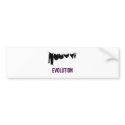 Evolution bumper stickers