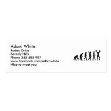 Evolution Cheerleader Business Card Templates