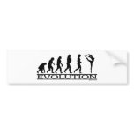 Evolution - Dance bumper stickers