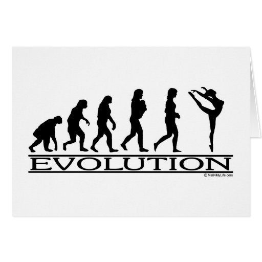 Evolution - Dance Greeting Cards