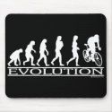 Evolution Female Cyclist mousepads