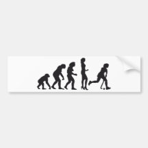 evolution female hockey auto aufkleber