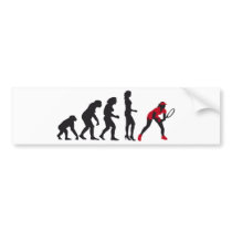 evolution female tennis autosticker
