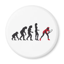 evolution female tennis kühlschrankmagnete