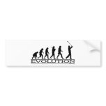 Evolution - Golf - Man bumper stickers