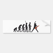 evolution guitar autoaufkleber