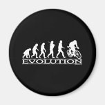 Evolution Male Cyclist Refrigerator Magnet