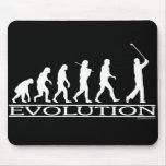 Evolution - Man - Golf mousepads