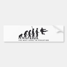 evolution martial arts auto aufkleber