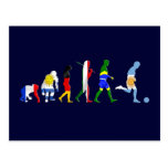 Evolution of Argentinian soccer Argentina futbol Post Cards