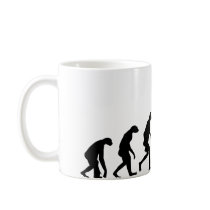 Evolution of Badminton Coffee Mug