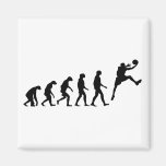Evolution of Basketball Fridge Magnet