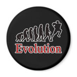 Evolution of Basketball T-Shirts Fridge Magnets