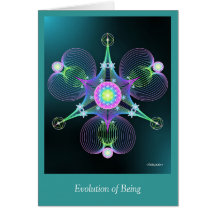 Evolution of Being Greeting Card