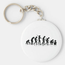 Evolution of Computer Addicts Keychains