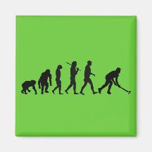 Evolution of Field hockey - Hockey gifts Magnets
