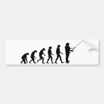 Evolution of Fishing bumper stickers