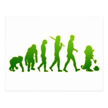 Evolution of leprechauns shirts & gifts post card