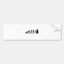 Evolution of Man Bumper Stickers