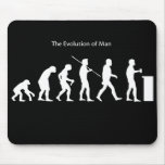 Evolution of Man comedy mousepad