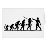 Evolution of Man Humour cards