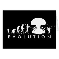 Evolution of Man - Rise of the Cockroach Greeting Cards