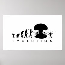 Evolution of Man - Rise of the Cockroach Posters