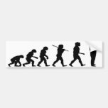 Evolution of Man Texting Bumper Sticker