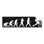 Evolution of Man Warped Bumper Sticker bumper stickers