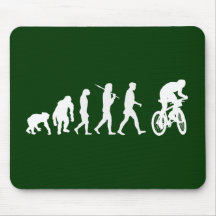 Evolution of mountain biking mountain bikers mousepad