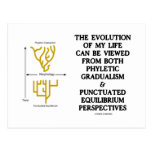 Evolution Of My Life Phyltc Grdlism Punctd Equlbra Post Card
