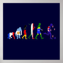 Evolution of New Zealand Soccer football Posters