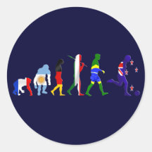 Evolution of New Zealand Soccer football Sticker