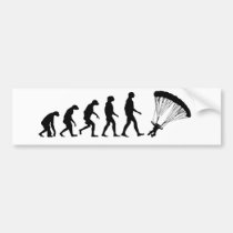Evolution of Parachuting bumper stickers