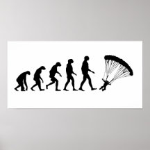 Evolution of Parachuting Poster