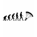Evolution of Parachuting t-shirts