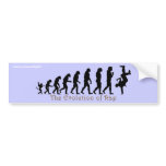 EVOLUTION OF RAP Bumper Stickers