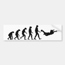 Evolution of Skydiving bumper stickers
