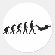 Evolution of Skydiving Sticker