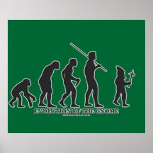 Evolution of the Gnome Poster