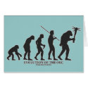 Evolution of the Orc cards