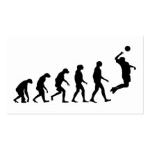 Evolution of Volleyball Business Card Templates