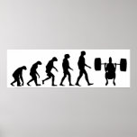 Evolution of Weightlifting posters