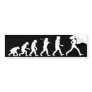 Evolution of Woman Dark Bumper Sticker