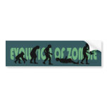Evolution of Zombie bumper stickers