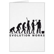 evolution painter grußkarten